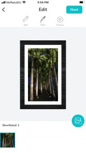 Ordering Framed Wall Art on Mobile