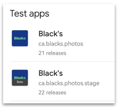 Staging vs Production App Name