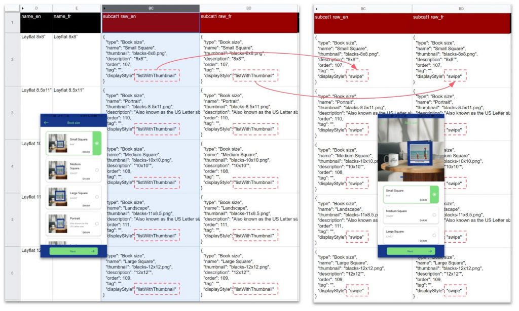 Changing displayStyle