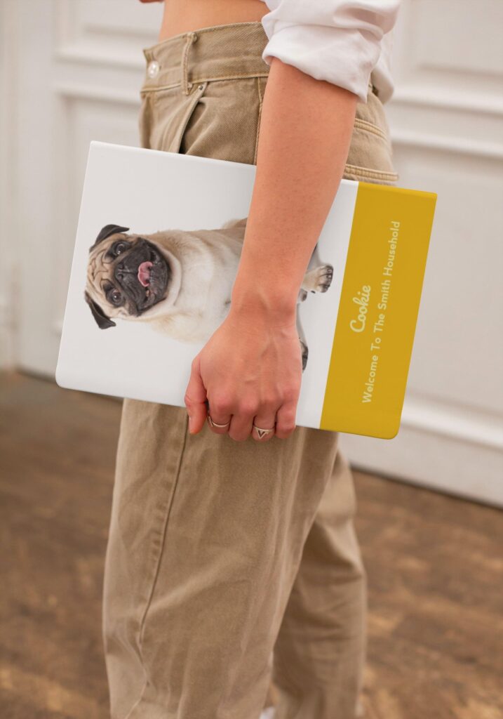 Photobook made with mobile app