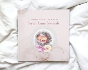 Photobook Cover for baby girl