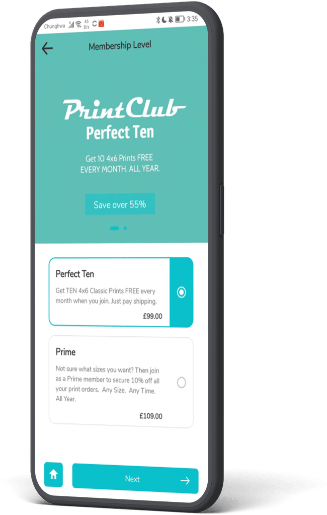 Print Club print subscription product