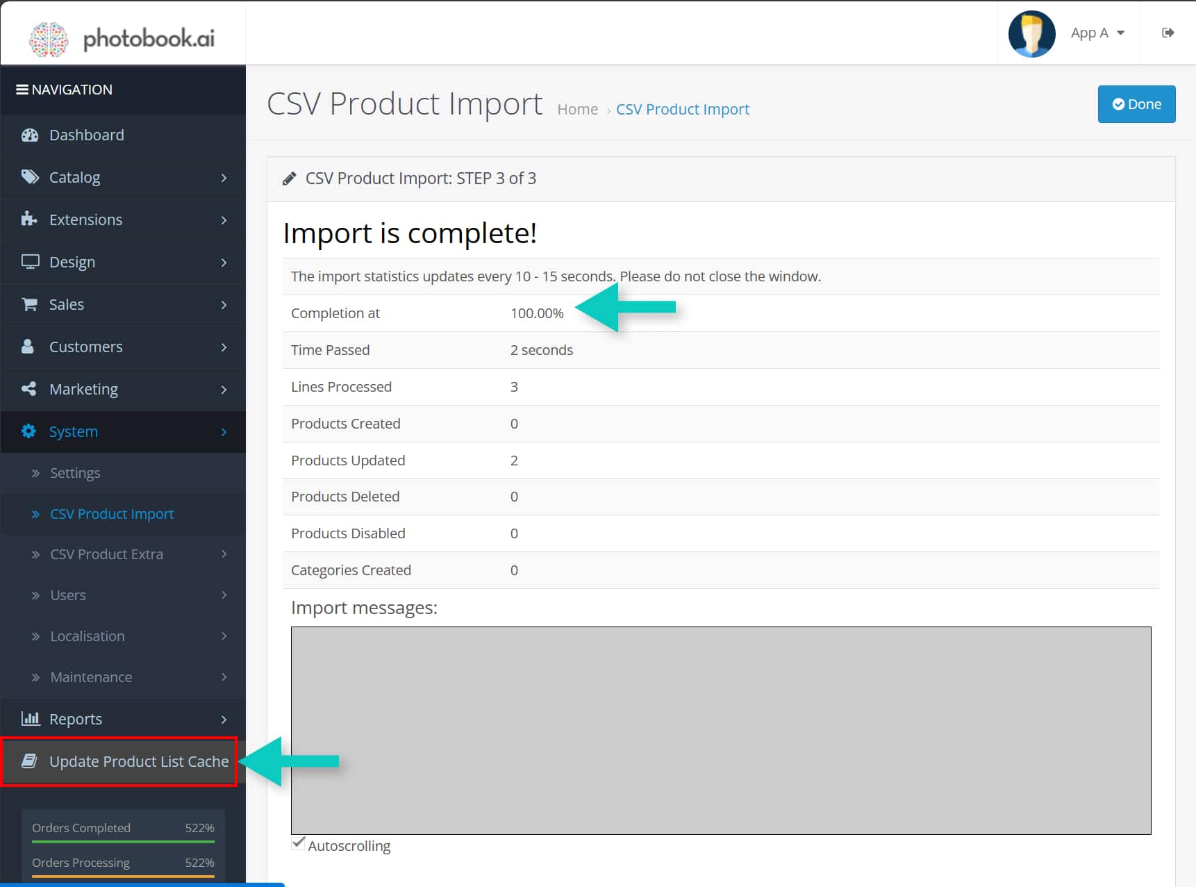 Generate Product Cache