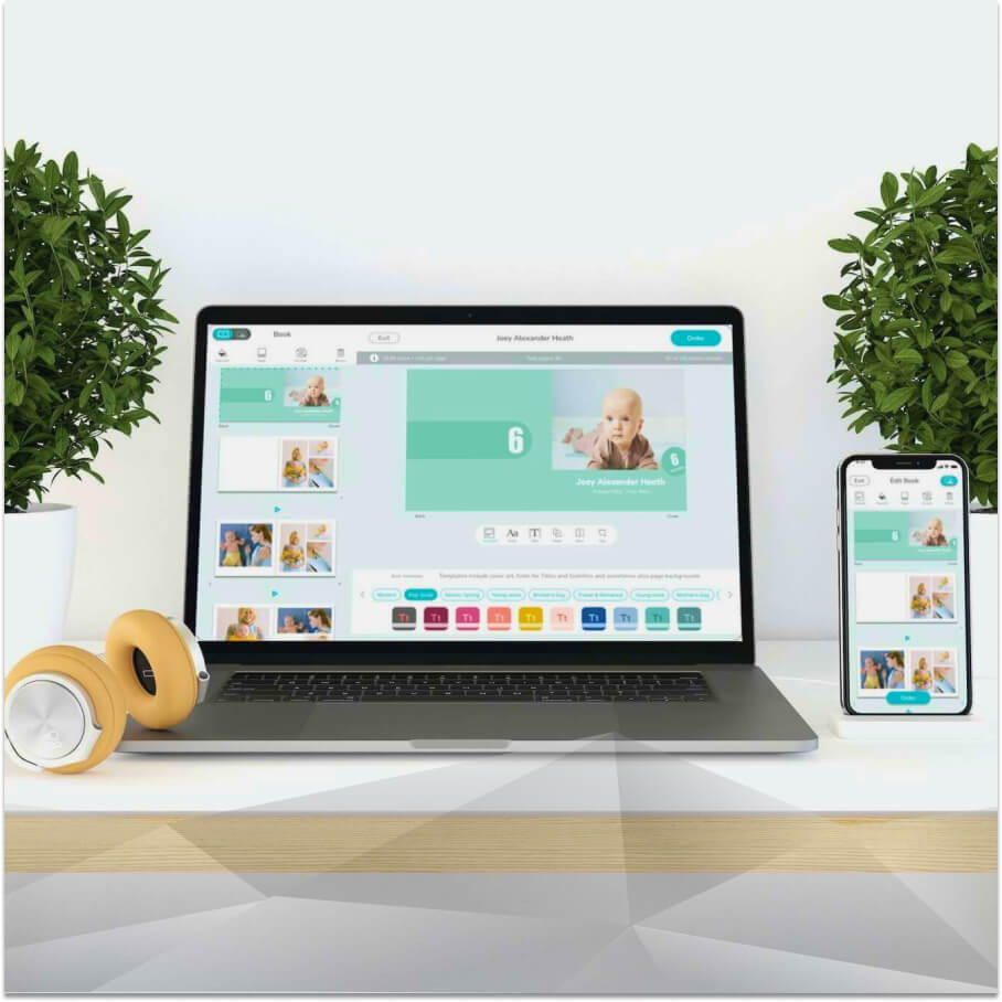 Travel photobooks web designer